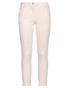 Corte Dei Gonzaga Woman Pants Light Pink Size 8 Cotton, Polystyrene, Elastane In Pink
