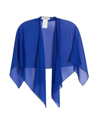 Corte Dei Gonzaga Woman Scarf Blue Size - Polyester