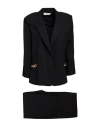 Corte Dei Gonzaga Woman Suit Black Size 14 Polyester, Elastane In Black