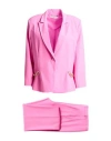 Corte Dei Gonzaga Woman Suit Pink Size 10 Polyester, Elastane
