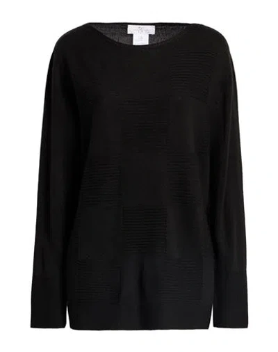 Corte Dei Gonzaga Woman Sweater Black Size S Virgin Wool, Acrylic