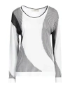 Corte Dei Gonzaga Woman Sweater Black Size Xl Viscose, Polyamide