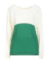 Corte Dei Gonzaga Woman Sweater Green Size Xl Viscose, Polyester, Polyamide In Green