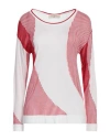 Corte Dei Gonzaga Woman Sweater Red Size Xl Viscose, Polyamide In Red