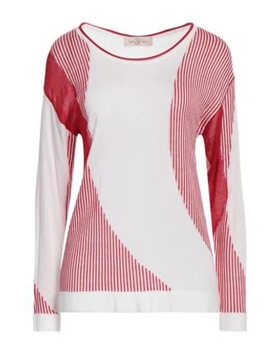 Corte Dei Gonzaga Woman Sweater Red Size Xl Viscose, Polyamide