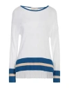 Corte Dei Gonzaga Woman Sweater White Size Xl Viscose, Polyamide In White