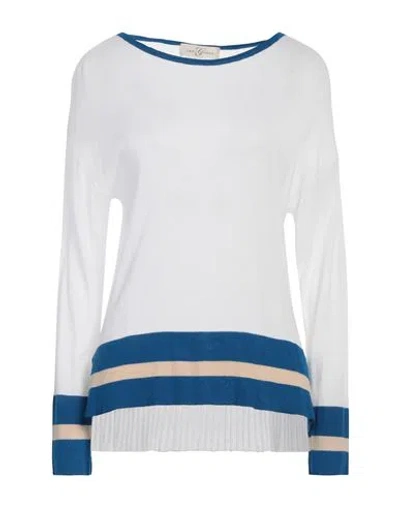 Corte Dei Gonzaga Woman Sweater White Size Xl Viscose, Polyamide