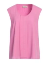 Corte Dei Gonzaga Woman Top Pink Size 10 Polyester In Pink