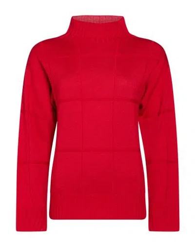 Corte Dei Gonzaga Woman Turtleneck Red Size M Merino Wool
