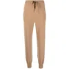 Corte Di Kel Drawstring Knit Trousers In Brown