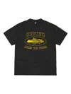 Corteiz Alcatraz Logo-print T-shirt In Black