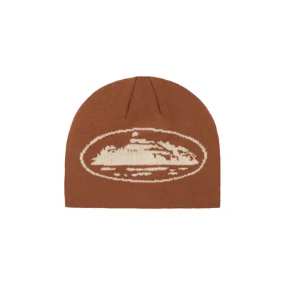 Pre-owned Corteiz Alcatraz Skully 'brown'