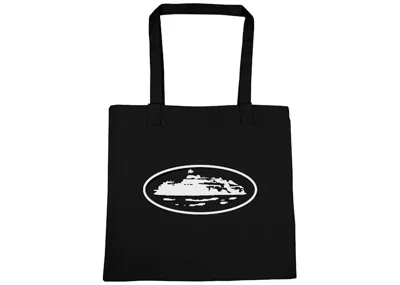 Pre-owned Corteiz Alcatraz Tote Bag In Black