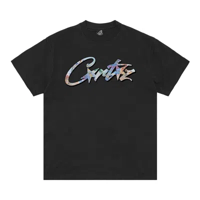 Pre-owned Corteiz Allstarz Euros Tee *new Blank* 'black'