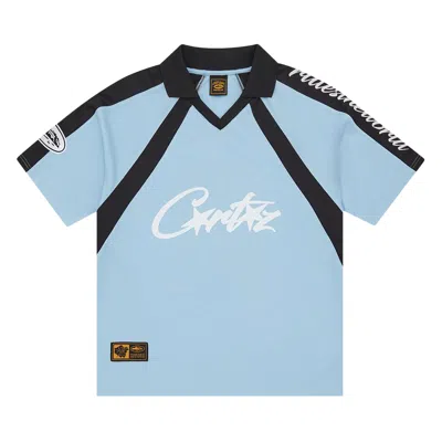 Pre-owned Corteiz Allstarz Football Jersey 'baby Blue' | Men's Size M