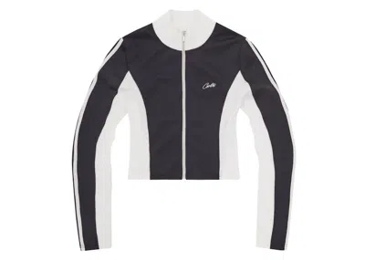 Pre-owned Corteiz Allstarz Women's Zip Top In Navy Blue