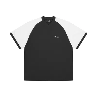 Pre-owned Corteiz Americana Raglan Top 'black' | Men's Size S