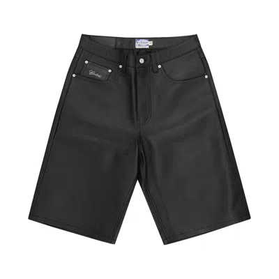 Pre-owned Corteiz Ardwear Leather Short 'black' | Men's Size 32