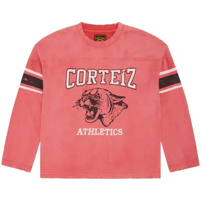 Pre-owned Corteiz Athletics Heavyweight Long-sleeve Top 'red' | Men's Size M