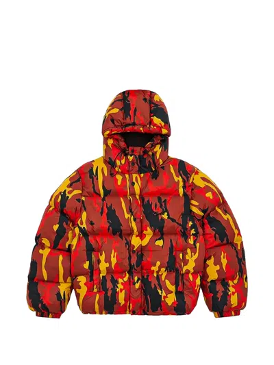 Corteiz Bolo V2 Camouflage-print Padded Jacket In Multi