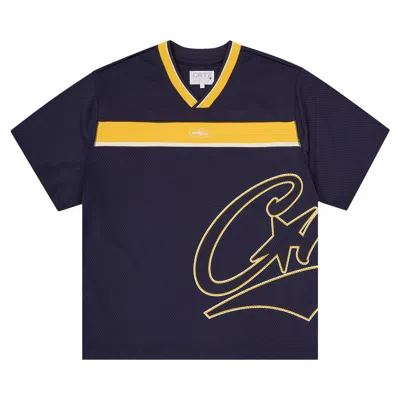 Pre-owned Corteiz Btr Practice Top V2 'navy' | Blue | Men's Size M