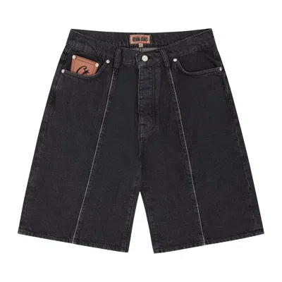 Pre-owned Corteiz C-star Denim Shorts 'black' | Men's Size S