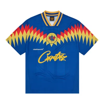 Pre-owned Corteiz Club Rtw Football Jersey 'blue'