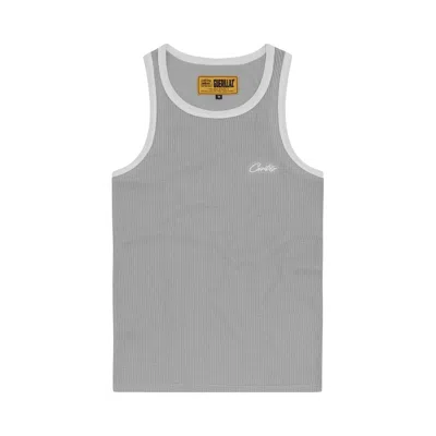 Pre-owned Corteiz Contrast Allstarz Tank Top 'grey' | Men's Size Xl In Gray
