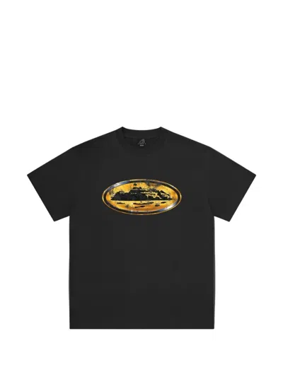 Corteiz Corroded Island T-shirt In Black