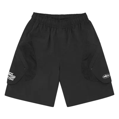 Pre-owned Corteiz Cortiez X Bbk Nylon Panel Short 'black' | Men's Size Xl