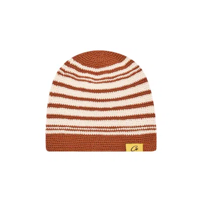 Pre-owned Corteiz Crochet Beanie 'brown' | Men's Size Onesize