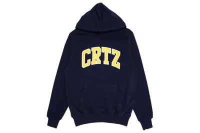 Pre-owned Corteiz Crtz Dropout Hoodie Navy