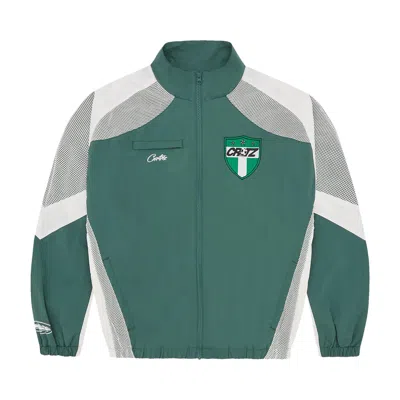 Pre-owned Corteiz Crtz Olympic Shuku Jacket 'green/white' | Men's Size M