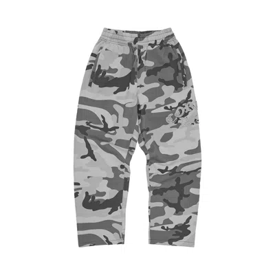 Pre-owned Corteiz Diplomatic Open Hem Sweatpant 'washed Camo' | Brown | Men's Size M