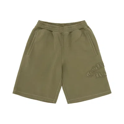 Pre-owned Corteiz Diplomatic Sweatshort 'olive' | Green | Men's Size Xxl