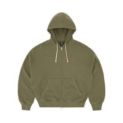 Pre-owned Corteiz Diplomatic Zip Hoodie 'olive' | Green | Men's Size L