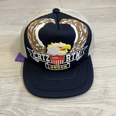 Pre-owned Corteiz Dipset Trucker Navy Fw23 In Blue