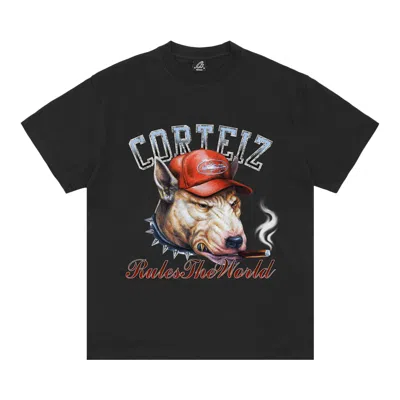 Pre-owned Corteiz Dog Pound Tee 'black' | Men's Size M