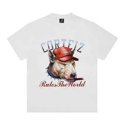 Pre-owned Corteiz Dog Pound Tee 'white' | Men's Size M