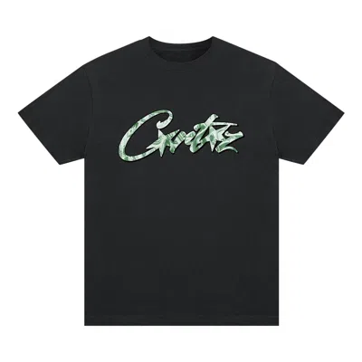 Pre-owned Corteiz Dollar Tee 'black'