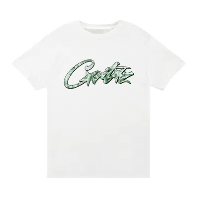 Pre-owned Corteiz Dollar Tee 'white'