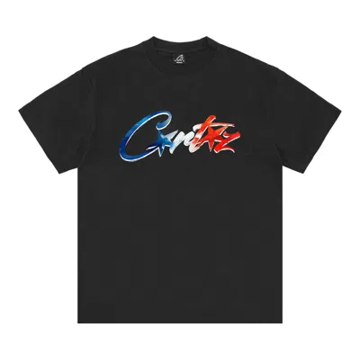 Pre-owned Corteiz Francais Allstarz Tee *new Blank* 'black'