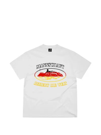 Corteiz Germany Alcatraz T-shirt In White