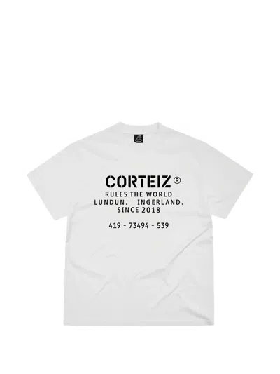Corteiz Graphic-print T-shirt In White