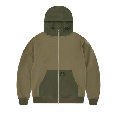 Pre-owned Corteiz Guerillaz Ripstop Zip Hoodie 'olive' | Green | Men's Size M