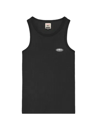 Corteiz Hmp Classic Tank Tops (set Of Three) In Black