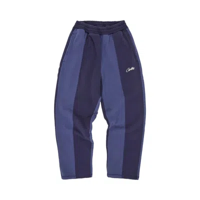 Pre-owned Corteiz Hmp Contrast Open Hem Sweatpant 'navy' | Blue | Men's Size M