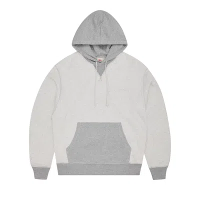Pre-owned Corteiz Hmp Contrast Panel Hoodie 'heather Grey' | Men's Size M In Gray