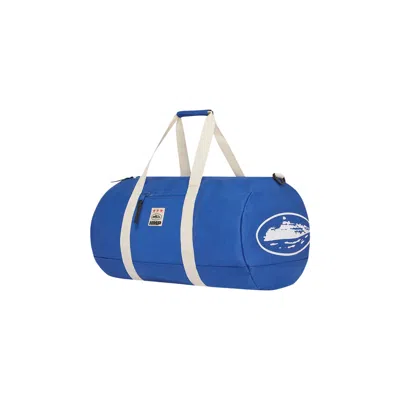 Pre-owned Corteiz Hmp Duffle Bag 'blue' | Men's Size Onesize