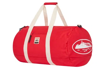 Pre-owned Corteiz Hmp Duffle Bag Red
